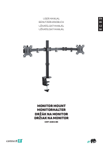 Manuál Connect IT CMF-3203-BK Držák monitoru