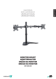 Manual Connect IT CMF-3204-BK Monitor Mount