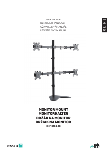 Manuál Connect IT CMF-3404-BK Držák monitoru