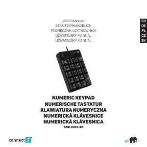 Manuál Connect IT CKB-0060-BK Klávesnice