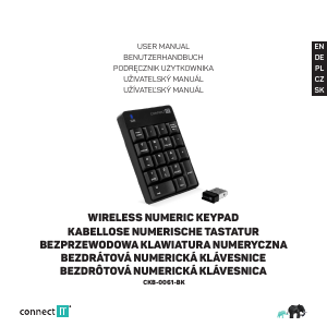 Návod Connect IT CKB-0061-BK Klávesnica