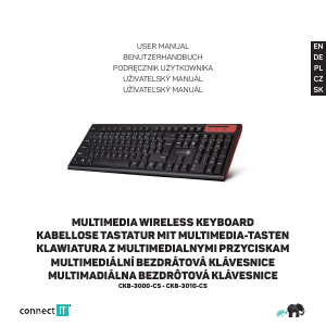 Bedienungsanleitung Connect IT CKB-3010-CS Tastatur