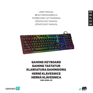 Manual Connect IT CKB-3590-CS Keyboard