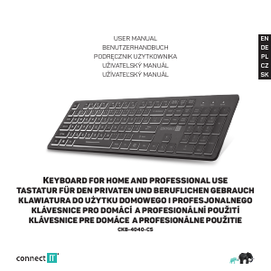 Manual Connect IT CKB-4040-CS Keyboard