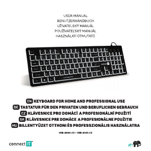 Bedienungsanleitung Connect IT CKB-4041-CS Tastatur