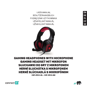 Handleiding Connect IT CHP-5500-BL Headset