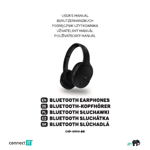 Manual Connect IT CHP-0500-BK Headphone