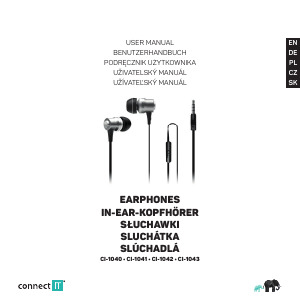 Manual Connect IT CI-1040 Headphone