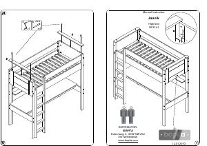 Hướng dẫn sử dụng Bopita Jannik Giường áp mái