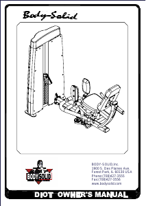 Manual Body-Solid DIOT-SF Multi-gym