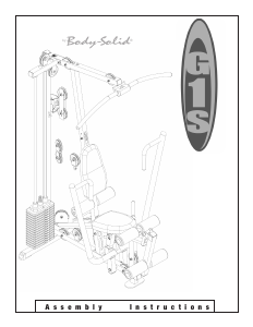 Manual Body-Solid G1S Multi-gym