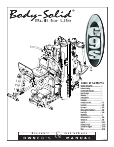 Manual Body-Solid G9S Multi-gym