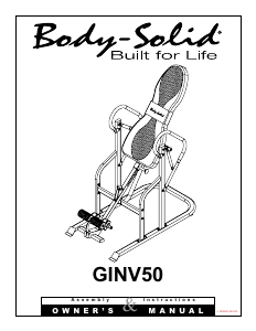 Handleiding Body-Solid GINV50 Fitnessapparaat