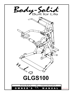 Manual Body-Solid GLGS100P4 Multi-gym