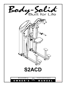 Manual Body-Solid S2ACD Multi-gym