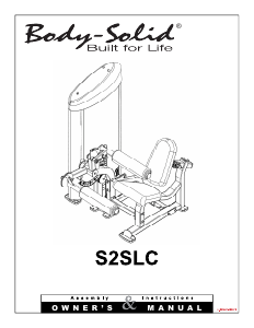 Handleiding Body-Solid S2SLC Fitnessapparaat