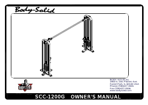 Manual Body-Solid SCC1200G Multi-gym