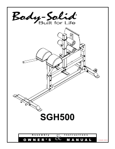 Manual Body-Solid SGH500 Multi-gym