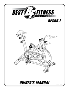 Manual Best Fitness BFSB5 Exercise Bike