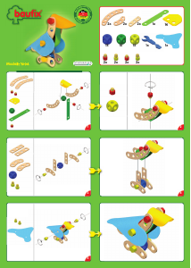 Manuale Baufix set 1004 Animals Pappagallo