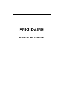 Manual Frigidaire FLCF09GGFWTU Washing Machine