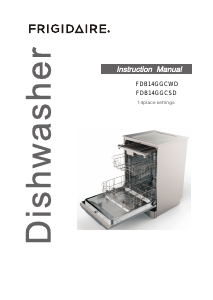 Manual Frigidaire FDB14GGCSD Dishwasher