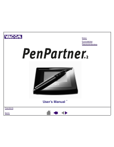 Handleiding Wacom PenPartner 2 Tekentablet