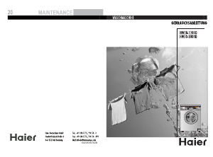 Manual Haier HW50-1203D Slimline Washing Machine