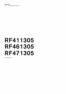 Bedienungsanleitung Gaggenau RF461305 Gefrierschrank