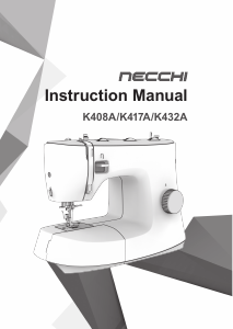 Manual Necchi K408A Sewing Machine