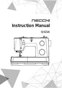 Handleiding Necchi Q421A Naaimachine