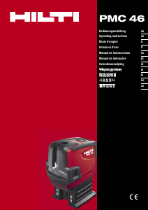 Manual Hilti PMC 46 Laser Distance Meter