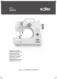 Manual Solac SW8230 Cotton 16 Sewing Machine