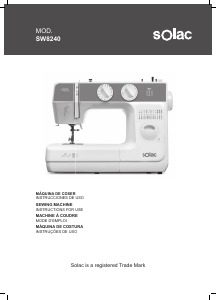 Manual de uso Solac SW8240 Cotton 24 Máquina de coser