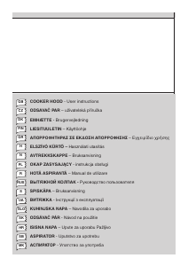 Instrukcja Gorenje DKG9335E Okap kuchenny