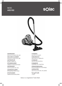 Manuale Solac AS3102 Aspirapolvere