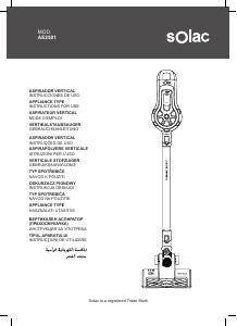 Manual Solac AE2501 Aspirator