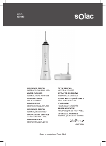 Manual de uso Solac ID7840 Irrigador bucal