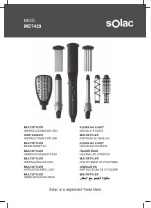 Manual Solac MD 7420 Modelador de cabelo