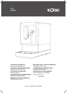 Mode d’emploi Solac CA4810 Machine à expresso