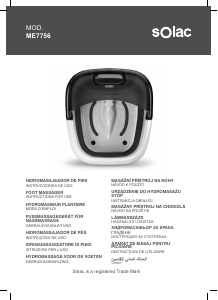 Manuale Solac ME7756 Pediluvio