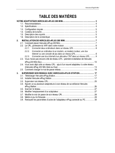 Mode d’emploi Hercules ePlug 200 Mini Adaptateur CPL