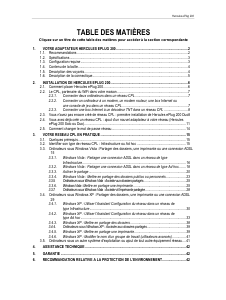 Mode d’emploi Hercules ePlug 200 Adaptateur CPL