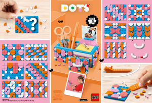 Manuale Lego set 41907 Dots Portaoggetti da scrivania