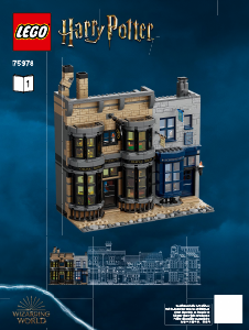 Käyttöohje Lego set 75978 Harry Potter Viistokuja