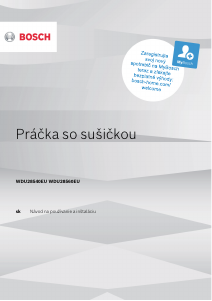 Návod Bosch WDU28560EU Práčka so sušičkou