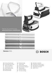 Manual de uso Bosch TDS2012 Sensixx Plancha