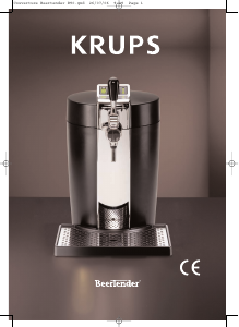 Handleiding Krups B90 BeerTender Tapsysteem