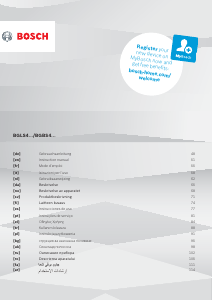 Manuale Bosch BGBS4POW1 Aspirapolvere