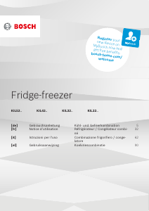 Manuale Bosch KIL42ADE0 Frigorifero